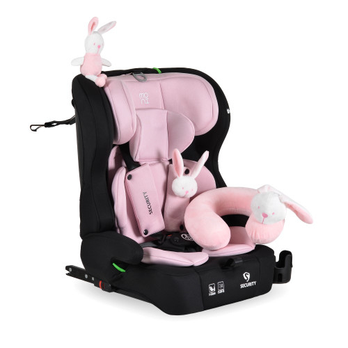 MONI ΚΑΘΙΣΜΑ ΑΥΤΟΚΙΝΗΤΟΥ i-SIZE 76-150CM SECURITY BABY PINK 3801005153299