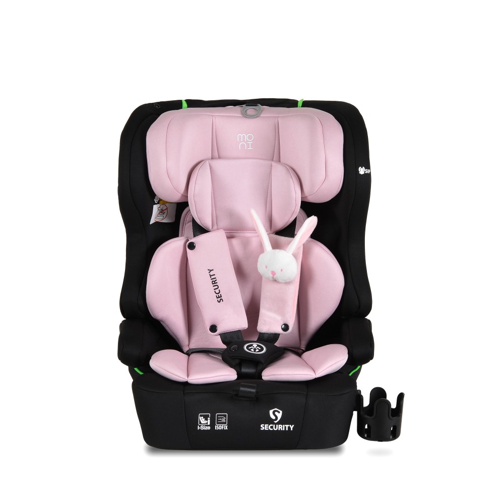 MONI ΚΑΘΙΣΜΑ ΑΥΤΟΚΙΝΗΤΟΥ i-SIZE 76-150CM SECURITY BABY PINK 3801005153299