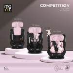 MONI ΚΑΘΙΣΜΑ ΑΥΤΟΚΙΝΗΤΟΥ i-SIZE 40-150CM COMPETITION BABY PINK 3801005153374