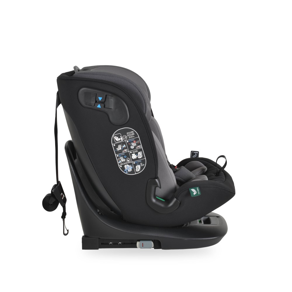 CANGAROO ΚΑΘΙΣΜΑ ΑΥΤΟΚΙΝΗΤΟΥ ISOFIX i-SIZE 40-150CM GTS CHARCOAL GREY 3801005153213