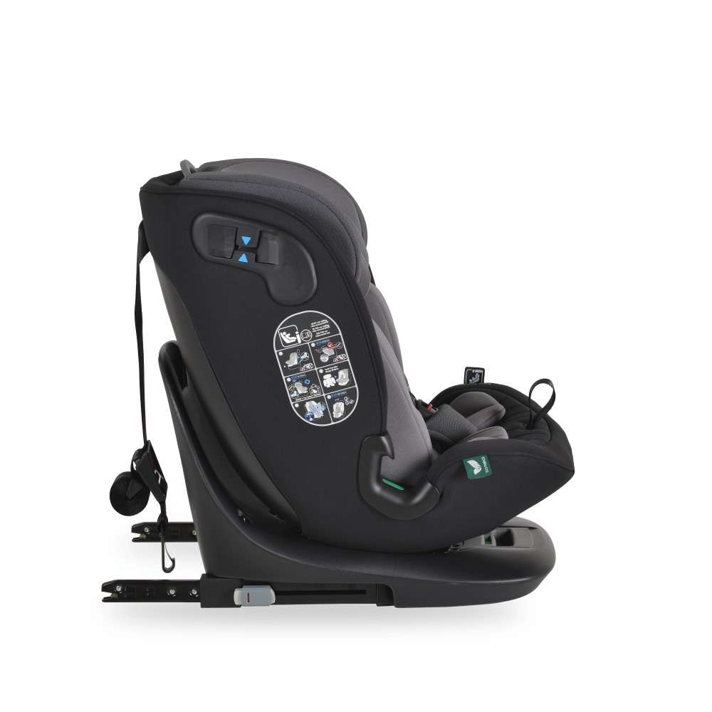 CANGAROO ΚΑΘΙΣΜΑ ΑΥΤΟΚΙΝΗΤΟΥ ISOFIX i-SIZE 40-150CM GTS CHARCOAL GREY 3801005153213