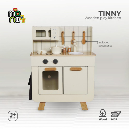 MONI TOYS ΞΥΛΙΝΗ ΚΟΥΖΙΝΑ TINNY 3801005602384