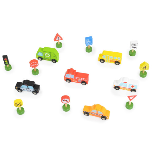TOOKY TOY TKF050 ΞΥΛΙΝΑ ΟΧΗΜΑΤΑ ΥΠΗΡΕΣΙΑΣ ΣΕΤ 6970090048333
