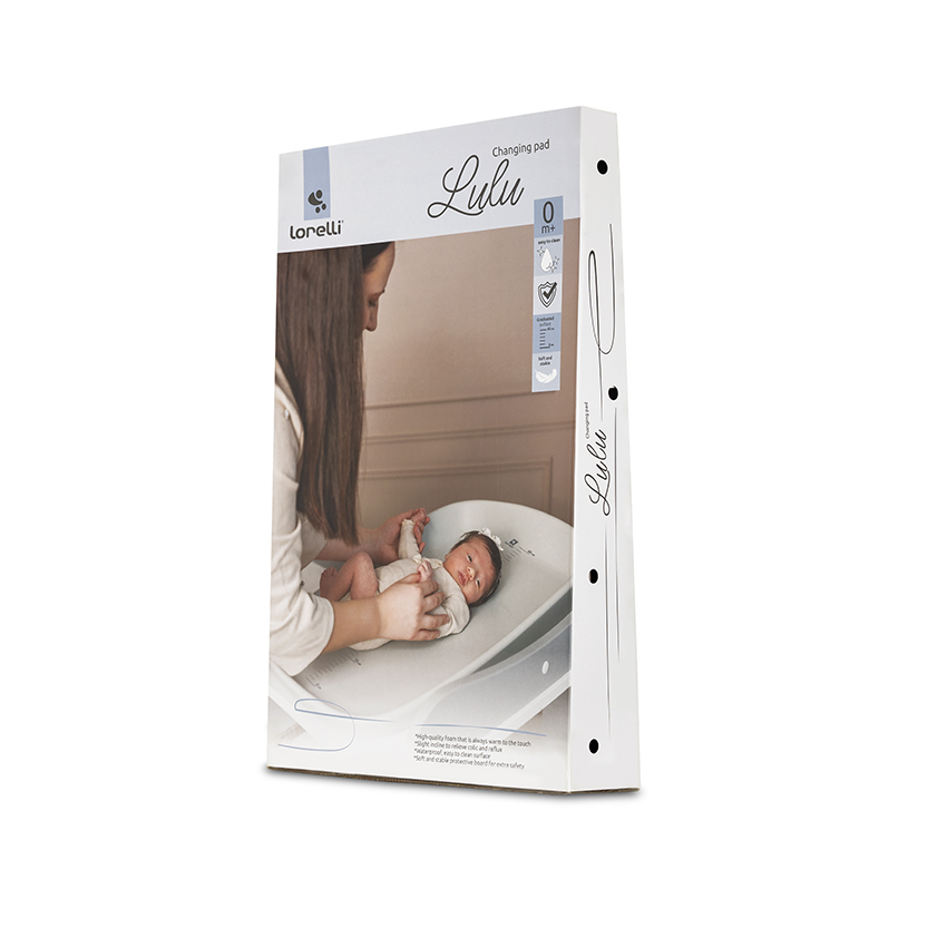 Η φωτογραφία δείχνει LORELLI ΑΛΛΑΞΙΕΡΑ ΜΑΛΑΚΗ LULUΖεστή στην αφή επιφάνεια από αφρό υψηλής ποιότηταςΔιαβαθμισμένη επιφάνεια για εύκολη παρακολούθηση της ανάπτυξης του μωρούΟ υπερυψωμένος σχεδιασμός βοηθά στην ανακούφιση των κολικών και της γαστροοισοφαγικής παλινδρόμησηςΜαλακή και σταθερή προστατευτ