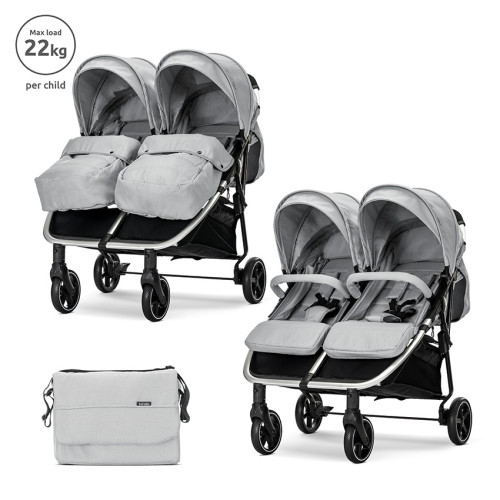 LORELLI ΚΑΡΟΤΣΙ ΔΙΔΥΜΩΝ DUO GREY 10021542506