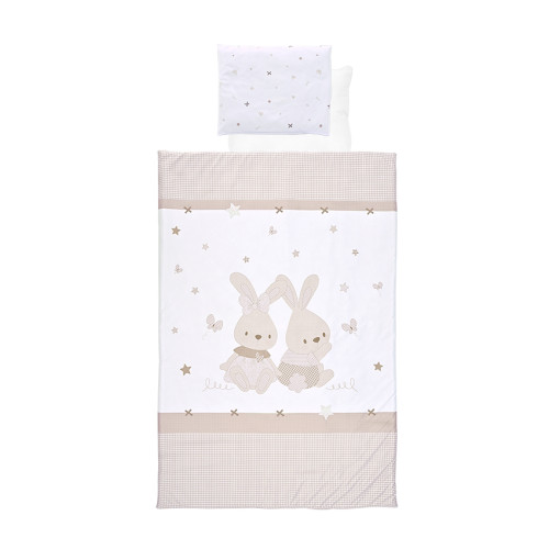 LORELLI ΣΕΤ ΠΡΟΙΚΑΣ 4 ΤΕΜ 100/50 RANFORCE HONEY BUNNY BEIGE 20800026501
