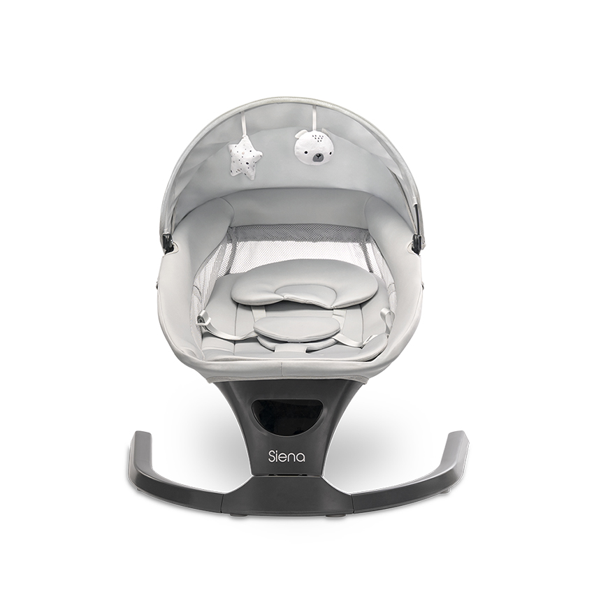 Η φωτογραφία δείχνει LORELLI ΗΛΕΚΤΡΙΚΗ ΚΟΥΝΙΑ ΡΙΛΑΞ SIENA GREY 100901100015 ταχύτητες λειτουργίας ταλάντωσηςΡυθμιζόμενη ανάκλιση πλάτηςΑφαιρούμενη κουκούλα με κουνουπιέραΈξυπνος αισθητήρας κίνησης - προσαρμόζεται στις κινήσεις όταν το μωρό είναι ξύπνιο ή κοιμισμένοΠροσαρμογέας /περιλαμβάνεται στο σε