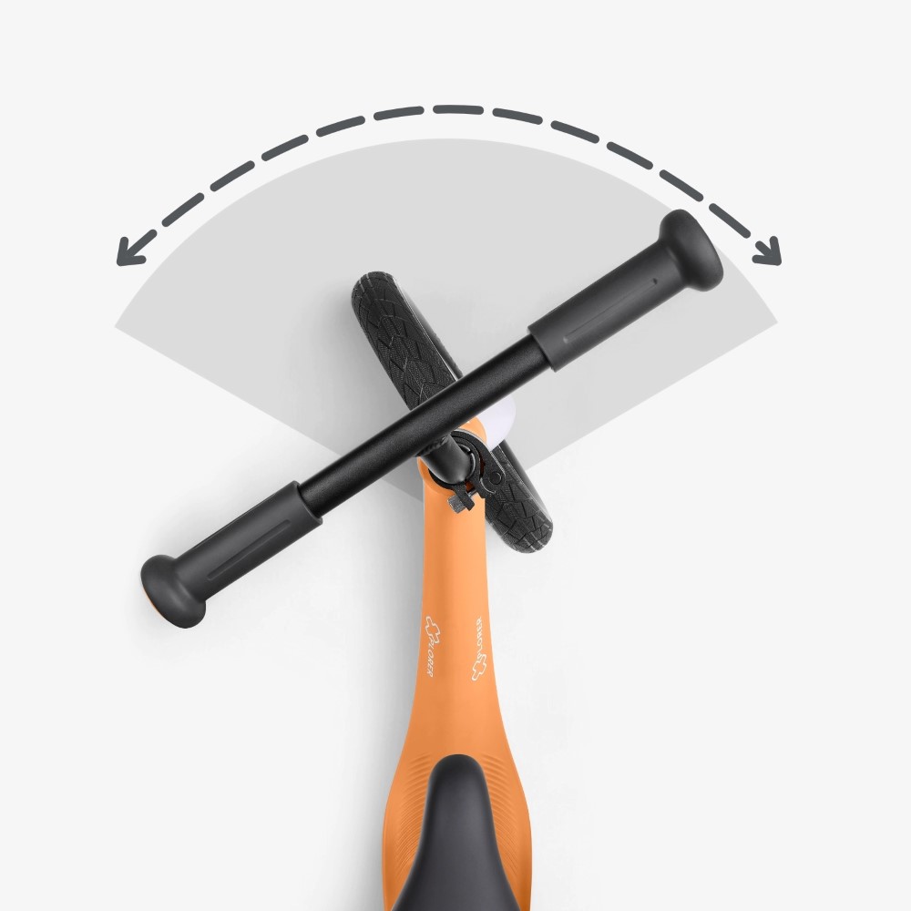 Η φωτογραφία δείχνει Κινήστε το μικρό σας με σιγουριά χρησιμοποιώντας το ποδήλατο ισορροπίας XPLORER – την τέλεια εισαγωγή στην ποδηλασία για παιδιά ηλικίας 3 έως 6 ετών.