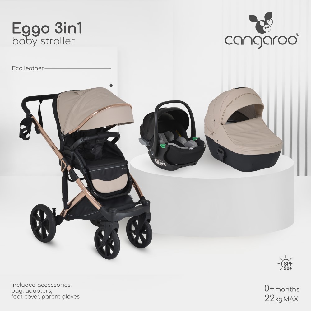 Το Eggo, το Cangaroo έχει σχεδιαστεί για να παρέχει μέγιστη άνεση και ασφάλεια τόσο για το παιδί όσο και για τον γονέα.
