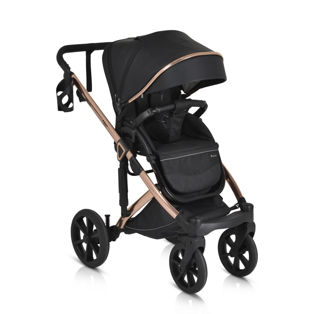 CANGAROO EGGO STROLLER 3 ΣΕ 1 CAVIAR BLACK 3801005100095