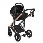 CANGAROO EGGO STROLLER 3 ΣΕ 1 CAVIAR BLACK 3801005100095