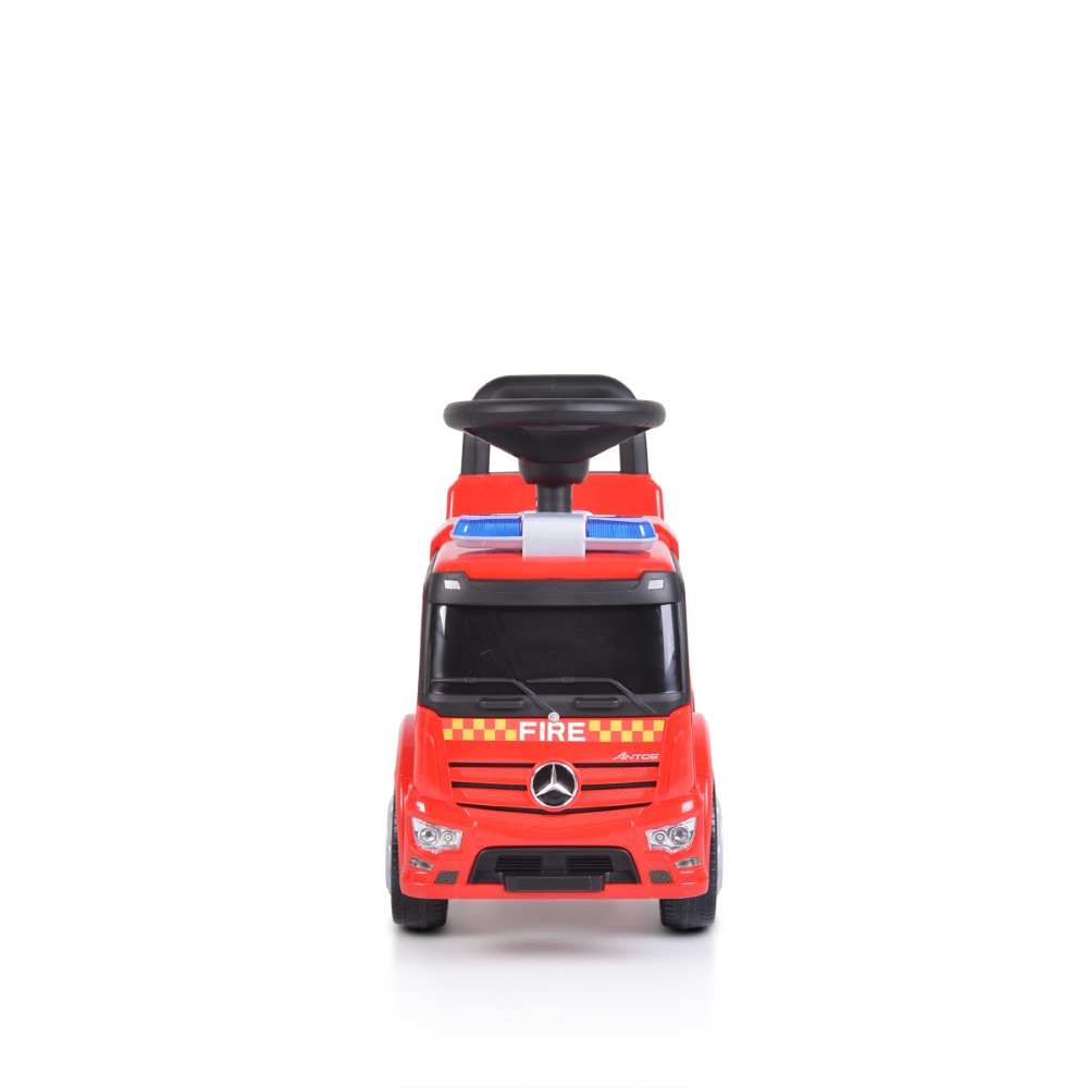 Επιβιβαστείτε στο Mercedes Antos 657 FIREΓια παιδιά από 12 έως 36 μηνών.
