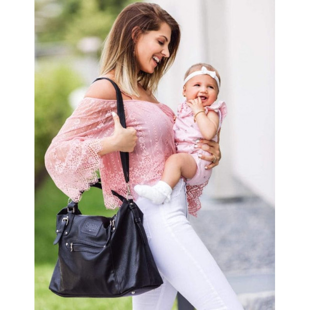 Η φωτογραφία δείχνει OSANN ΤΣΑΝΤΑ ΑΛΛΑΓΗΣ SARAH HARRISON BLACK 22.