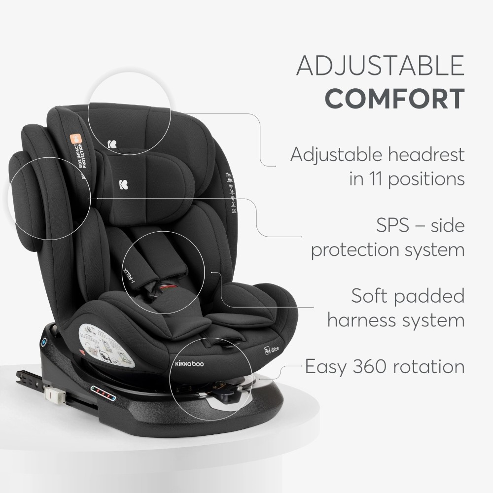 Κάθισμα αυτοκινήτου i-SIZE της εταιρείας Kikka Boo.