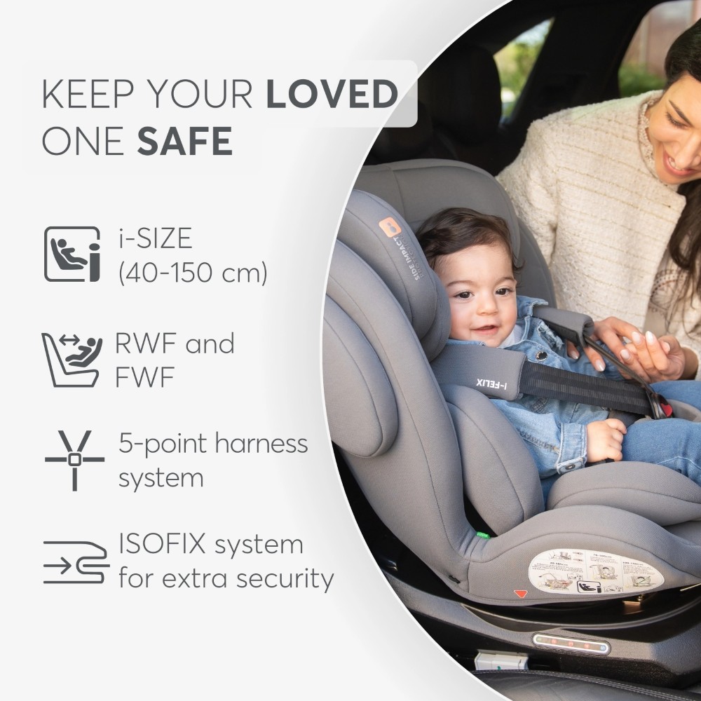 Κάθισμα αυτοκινήτου i-SIZE της εταιρείας Kikka Boo.