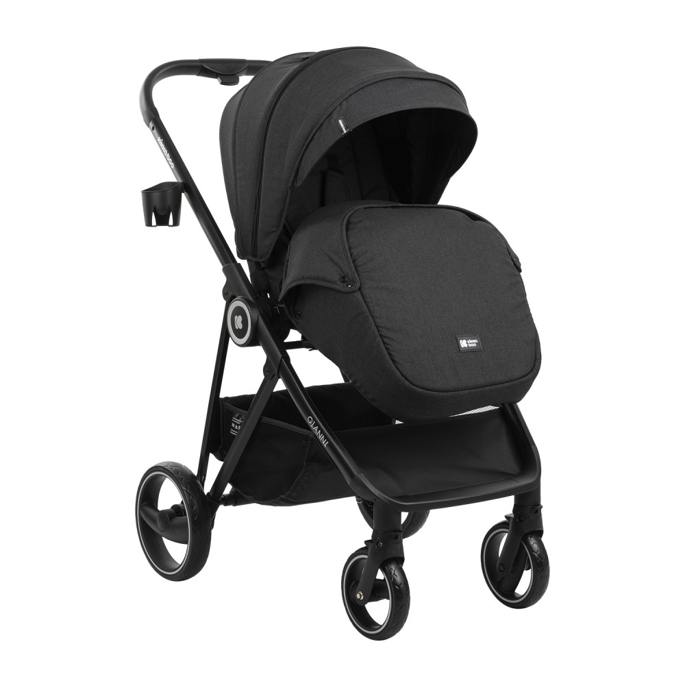 Η φωτογραφία δείχνει KIKKA BOO ΚΑΡΟΤΣΙ ΜΕΤΑΤΡΕΠΟΜΕΝΟ ΜΕ ΤΣΑΝΤΑ ΜΑΜΑΣ 2 ΣΕ 1 GIANNI BLACK 2023.