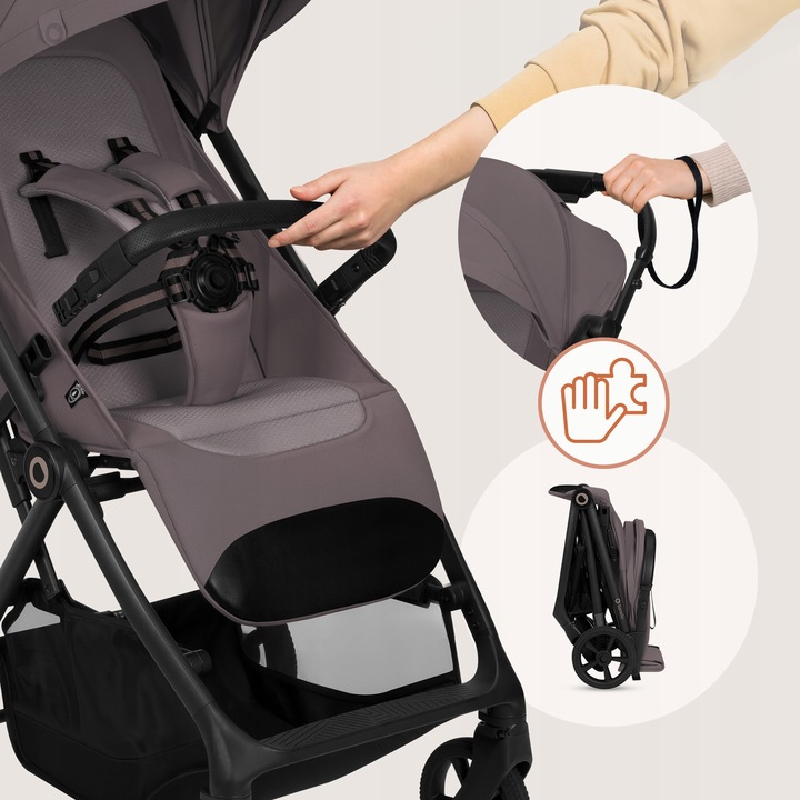 Η φωτογραφία δείχνει Lionelo Tansi Καρότσι Ταξιδίου – Ελαφρύ Καρότσι Μωρού με Προηγμένο Σύστημα ΤροχώνΤο Lionelo Tansi καρότσι ταξιδίου είναι ένα σύγχρονο και πρακτικό καρότσι μωρού για καθημερινές βόλτες και ταξίδια, σχεδιασμένο για άνεση, ασφάλεια και εύκολη χρήση από τους γονείς.
