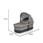 Η φωτογραφία δείχνει CANGAROO ΠΟΛΥΚΑΡΟΤΣΙ ΑΝΤΙΣΤΡΕΨΙΜΟ 2 ΣΕ 1 HYDRA GREY.