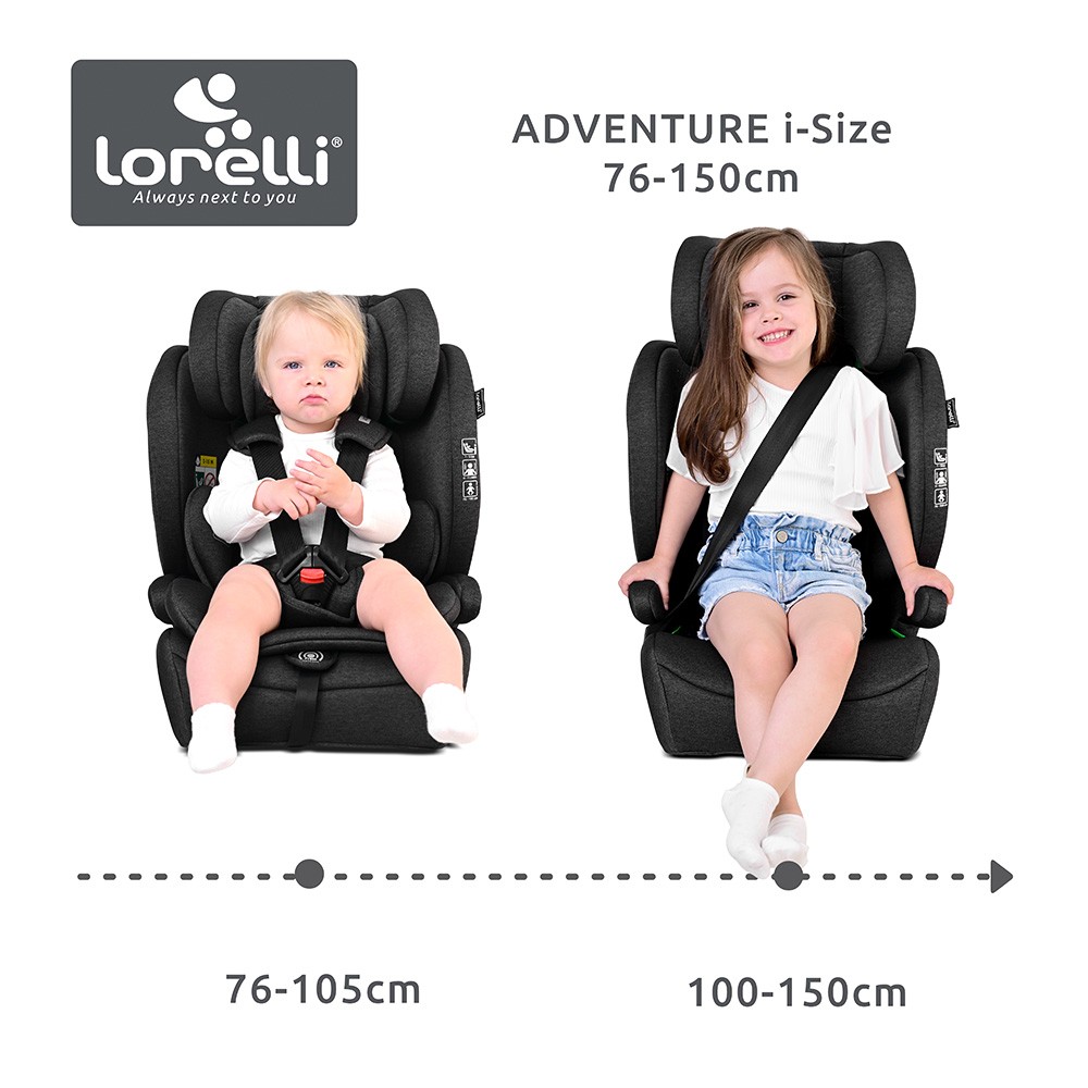 LORELLI ΚΑΘΙΣΜΑ ΑΥΤΟΚΙΝΗΤΟΥ ADVENTURE I-SIZE 76-150 CM PINK 10071942605