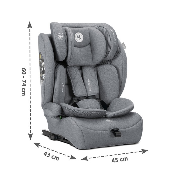 LORELLI ΚΑΘΙΣΜΑ ΑΥΤΟΚΙΝΗΤΟΥ RIO ISOFIX I-SIZE 76-150 CM BEIGE 10071962603