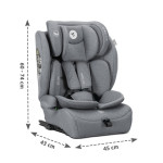 LORELLI ΚΑΘΙΣΜΑ ΑΥΤΟΚΙΝΗΤΟΥ RIO ISOFIX I-SIZE 76-150 CM GREY 10071962604