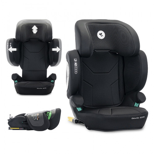LORELLI ΚΑΘΙΣΜΑ ΑΥΤΟΚΙΝΗΤΟΥ i-SIZE 100-150CM ISOFIX CROWGO BLACK 10072182601