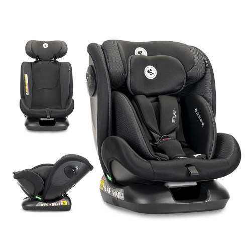 LORELLI ΚΑΘΙΣΜΑ ΑΥΤΟΚΙΝΗΤΟΥ STELLAR I-SIZE 40–150 CM BLACK 10072232601