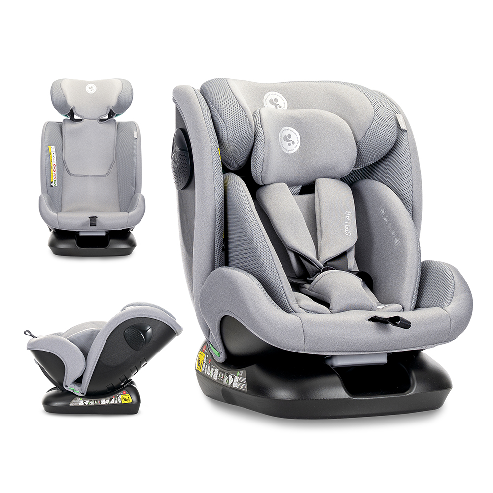 LORELLI ΚΑΘΙΣΜΑ ΑΥΤΟΚΙΝΗΤΟΥ STELLAR I-SIZE 40–150 CM GREY 10072232604