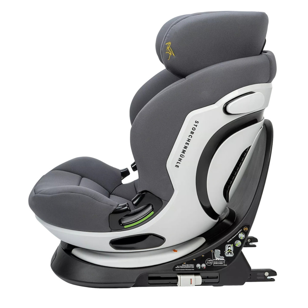 Η φωτογραφία δείχνει STORCHENMUHLE ΚΑΘΙΣΜΑ ΑΥΤΟΚΙΝΗΤΟΥ i-SIZE NIKI NEXT 100-150εκ ASPHALT GREY.