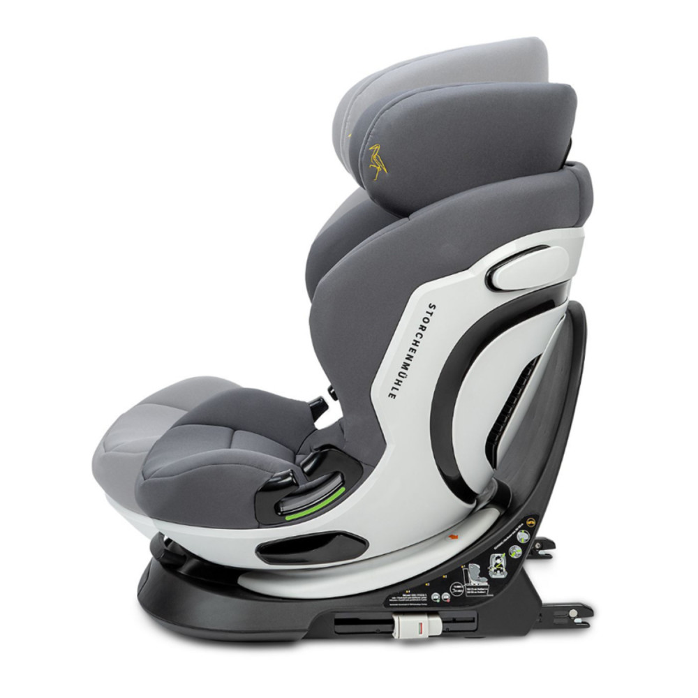 Η φωτογραφία δείχνει STORCHENMUHLE ΚΑΘΙΣΜΑ ΑΥΤΟΚΙΝΗΤΟΥ i-SIZE NIKI NEXT 100-150εκ ASPHALT GREY.