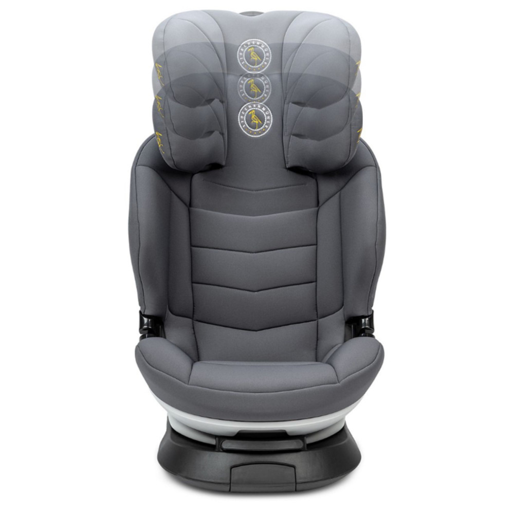 Η φωτογραφία δείχνει STORCHENMUHLE ΚΑΘΙΣΜΑ ΑΥΤΟΚΙΝΗΤΟΥ i-SIZE NIKI NEXT 100-150εκ ASPHALT GREY.