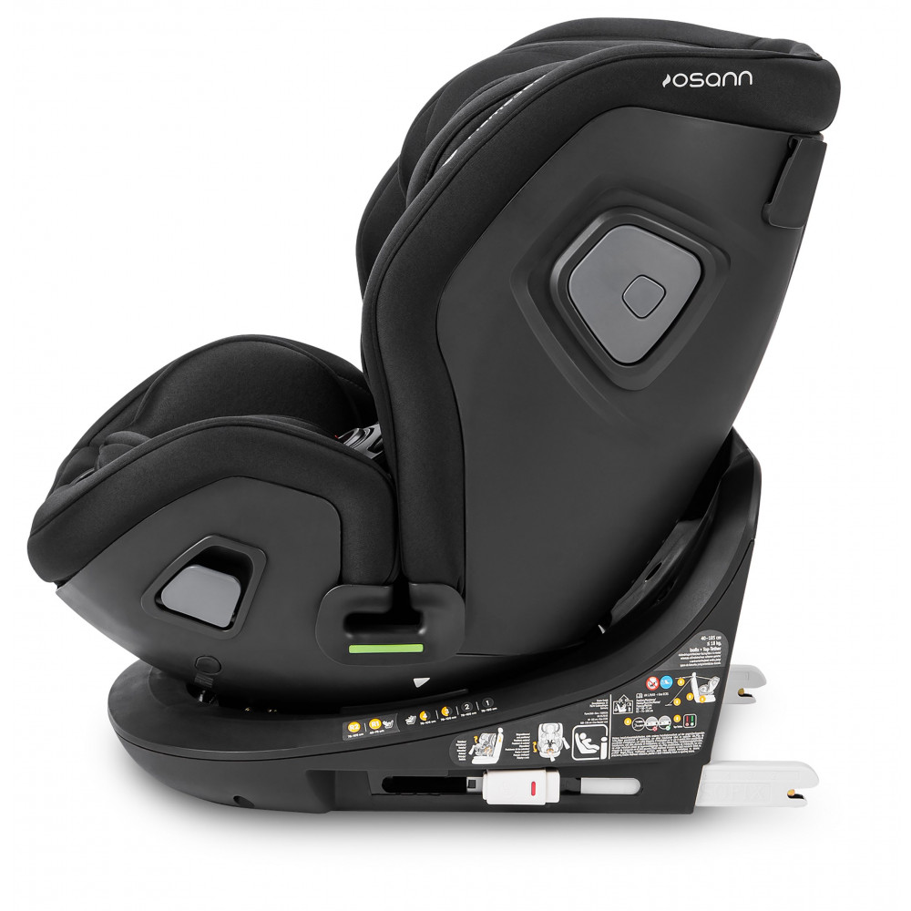 Η φωτογραφία δείχνει Πρόκειται για κάθισμα αυτοκινήτου 4 σε 1 κατάλληλο από τη γέννηση έως  τη στιγμή που το παιδί θα φτάσει τα 150εκ και τα 36 κιλά (περίπου 11-12 ετών).