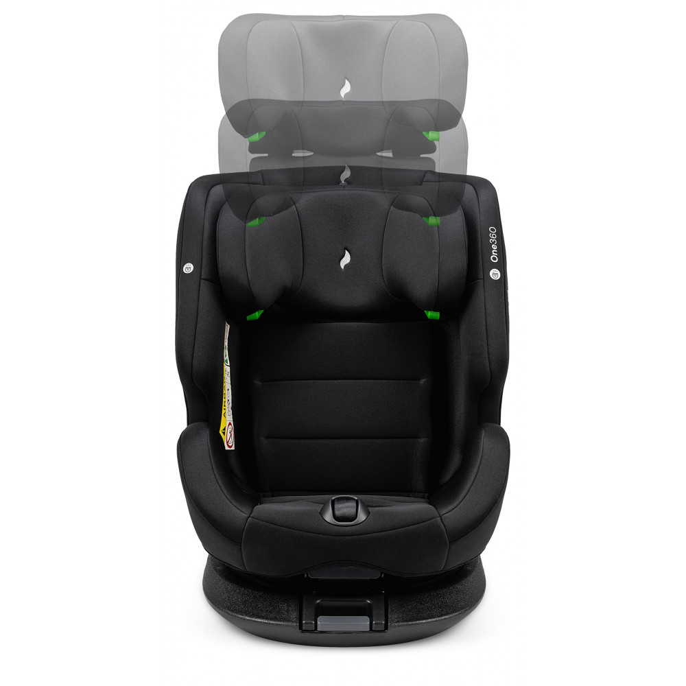 Η φωτογραφία δείχνει Κάθισμα Αυτοκινήτου Osann One 360° S i-Size 40-150cm (0-36kg) All BlackΤΟ ΝΕΟ ONE S είναι ένα κάθισμα αυτοκινήτου 4 σε 1 κατάλληλο από τη γέννηση έως&nbsp; τη στιγμή που το παιδί θα φτάσει τα 36 κιλά (περίπου 11-12 ετών).