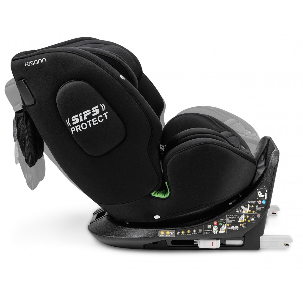 Η φωτογραφία δείχνει Κάθισμα Αυτοκινήτου Osann One 360° S i-Size 40-150cm (0-36kg) All BlackΤΟ ΝΕΟ ONE S είναι ένα κάθισμα αυτοκινήτου 4 σε 1 κατάλληλο από τη γέννηση έως&nbsp; τη στιγμή που το παιδί θα φτάσει τα 36 κιλά (περίπου 11-12 ετών).