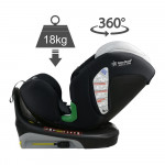 BEBE STARS ΚΑΘΙΣΜΑ ΑΥΤΟΚΙΝΗΤΟΥ NOBILE I-SIZE 360° 40-150cm BLACK 924-187