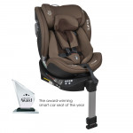 BEBE STARS ΚΑΘΙΣΜΑ ΑΥΤΟΚΙΝΗΤΟΥ AIR TOUCH I-SIZE 360° 40-150cm COFFEE 925-182
