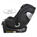 BEBE STARS ΚΑΘΙΣΜΑ ΑΥΤΟΚΙΝΗΤΟΥ AIR TOUCH I-SIZE 360° 40-150cm BLACK 925-187