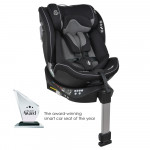 BEBE STARS ΚΑΘΙΣΜΑ ΑΥΤΟΚΙΝΗΤΟΥ AIR TOUCH I-SIZE 360° 40-150cm BLACK 925-187