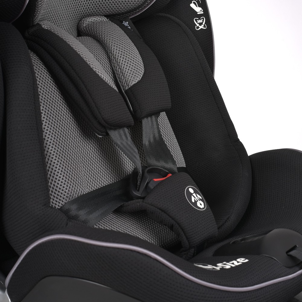 BEBE STARS ΚΑΘΙΣΜΑ ΑΥΤΟΚΙΝΗΤΟΥ AIR TOUCH I-SIZE 360° 40-150cm BLACK 925-187