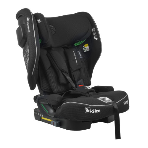 BEBE STARS ΚΑΘΙΣΜΑ ΑΥΤΟΚΙΝΗΤΟΥ FLEXY ISOFIX I-SIZE 76-150cm BLACK 934-188