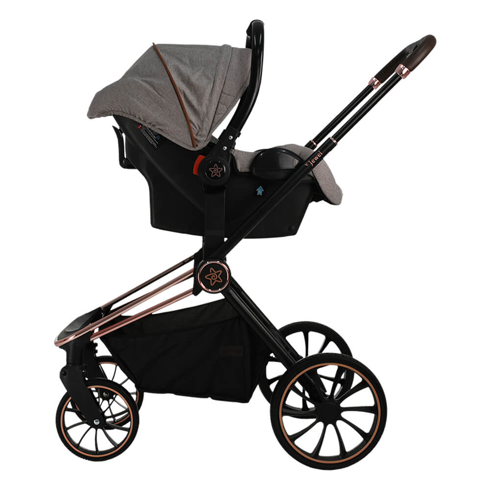 Το πολυκαρότσι&nbsp;&nbsp;Jewel 3 σε 1&nbsp; είναι κατάλληλο για παιδιά βάρους από 0 έως 22 kg ή 4 χρόνων .