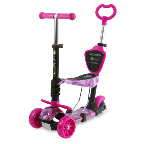 LORELLI ΠΑΤΙΝΙ SCOOTER ΜΕ ΚΑΘΙΣΜΑ DRAXTER PLUS PINK GALAXY 10390140021