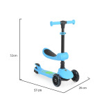 Παιδικό πατίνι με κάθισμα 2 σε 1 Lamborghini.