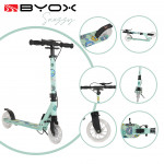 Αναδιπλούμενο Πατίνι Scooter BYOX SnazzyΑναδιπλούμενο σκούτερ από πλήρες αλουμίνιο.