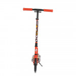 Η φωτογραφία δείχνει Byox Scooter Monster Blue Πτυσσόμενο σκούτερ αλουμινίου με τροχούς PU 200x30 mm.