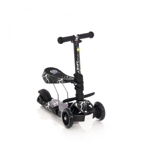 ΠΑΤΙΝΙ SCOOTER LORELLI ΜΕ ΚΑΘΙΣΜΑ SMART BLACK FLASH 10390020024