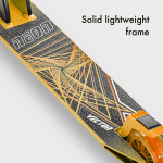 Η φωτογραφία δείχνει Y VOLUTION ΠΑΙΔΙΚΟ ΑΝΑΔΙΠΛΟΥΜΕΝΟ ΠΑΤΙΝΙ NEON VECTOR 2020 ΠΟΡΤΟΚΑΛΙ.