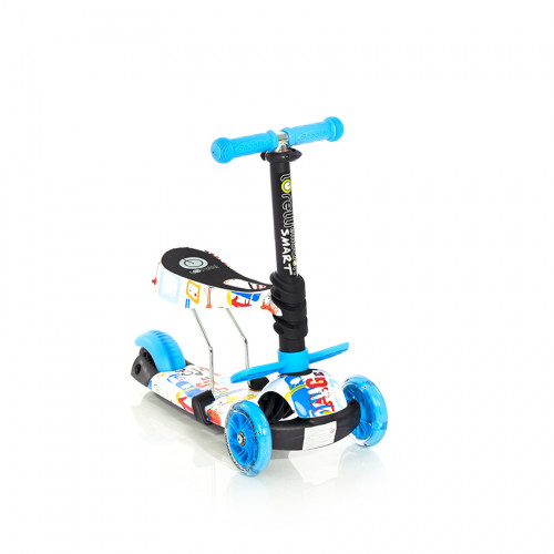 ΠΑΤΙΝΙ SCOOTER LORELLI ΜΕ ΚΑΘΙΣΜΑ SMART BLUE TRACERY 10390020018