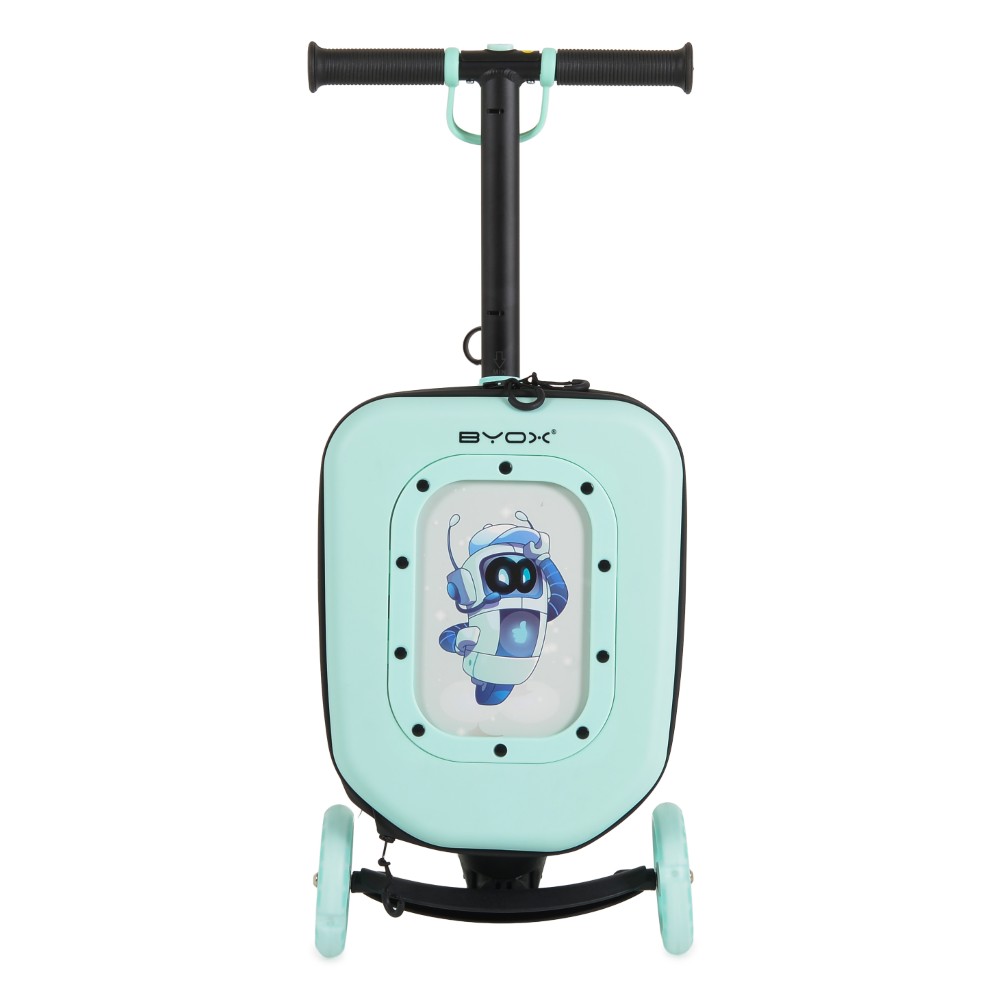 BYOX ΠΑΤΙΝΙ 2 ΣΕ 1 SCOOTERBOX ΜΕ ΒΑΛΙΤΣΑΚΙ ΑΕΡΟΠΛΑΝΟΥ ΜΕΝΤΑ 3801005300600