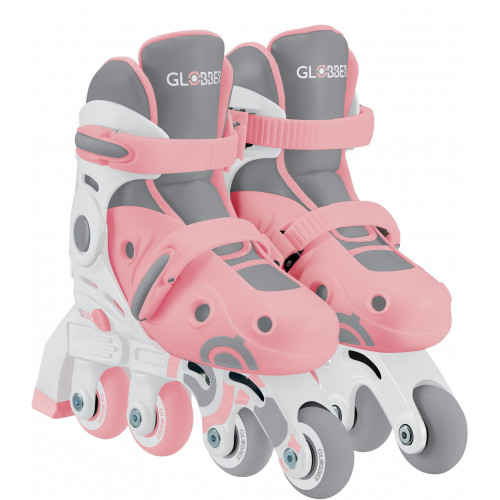 Globber Inline Skates 2 In 1 No 30-33 Pastel Pink (783-210)